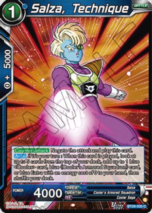 Salza, Technique (BT29-035) - Fearsome Rivals Foil