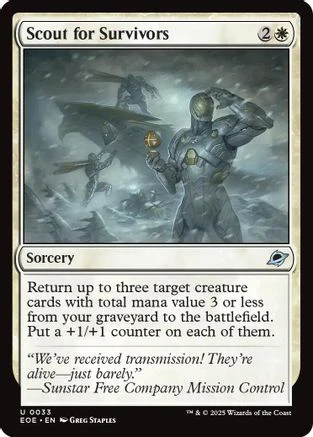 Scout for Survivors (EOE-033) - Edge of Eternities