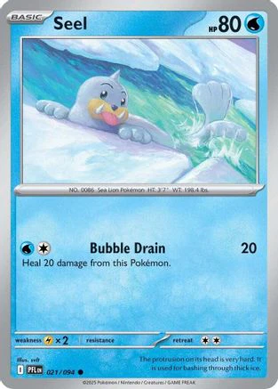Seel 21 - ME02 Phantasmal Flames Reverse Holofoil