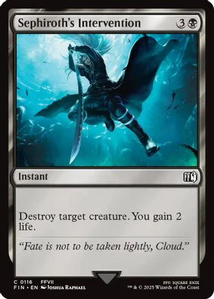 Sephiroth's Intervention (FIN-116) - FINAL FANTASY Foil