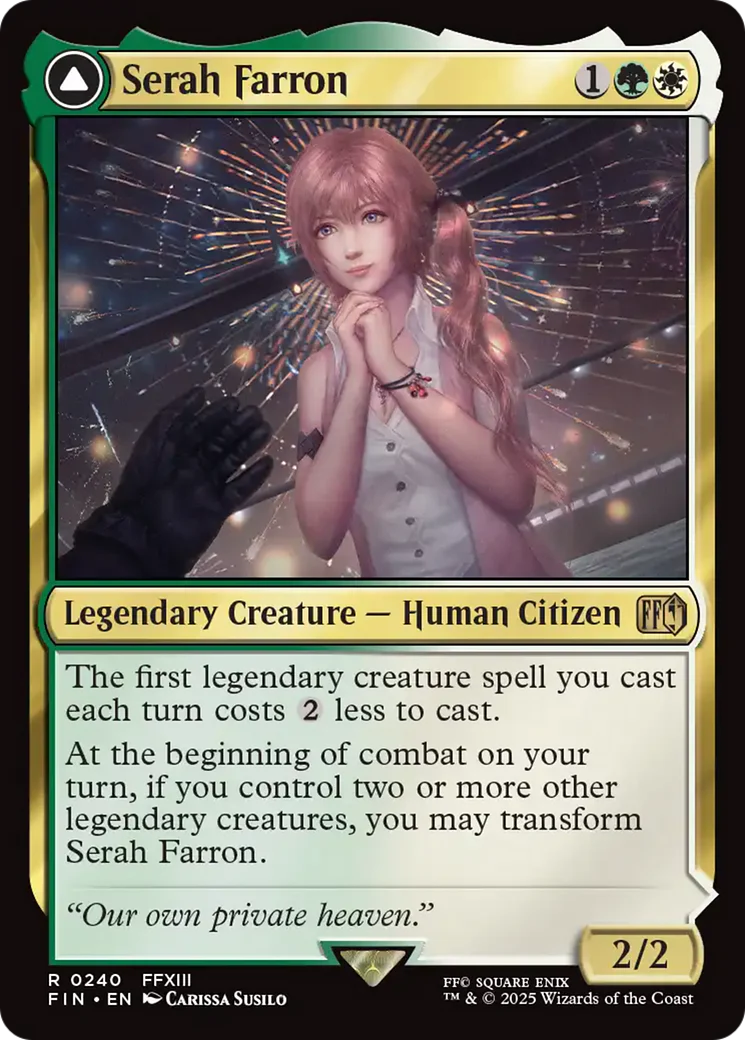 Serah Farron // Crystallized Serah (FIN-240) - FINAL FANTASY Foil - Image 4