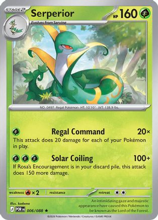 Serperior 6 - ME03 Perfect Order Reverse Holofoil