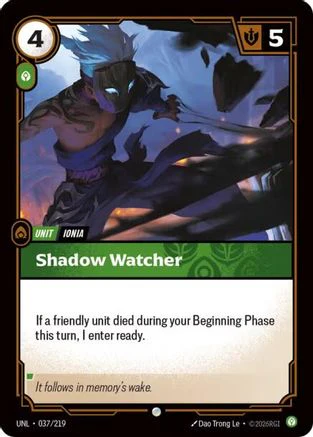 Shadow Watcher (037/219) - Unleashed Foil