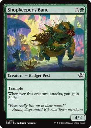 Shopkeeper's Bane (SOS-159) - Secrets of Strixhaven Foil