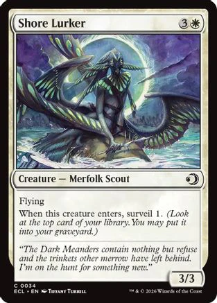 Shore Lurker (ECL-034) - Lorwyn Eclipsed
