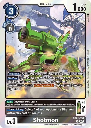Shotmon (BT21-054) - World Convergence
