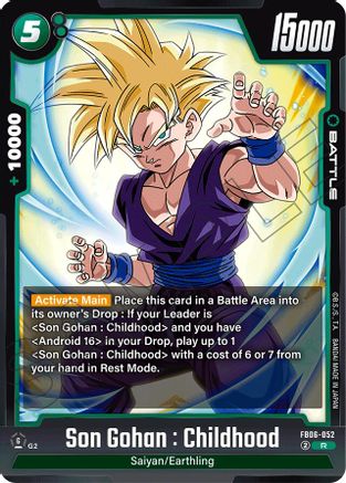 Son Gohan : Childhood (FB06-052) - Rivals Clash
