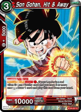 Son Gohan, Hit & Away (BT28-007) - Prismatic Clash