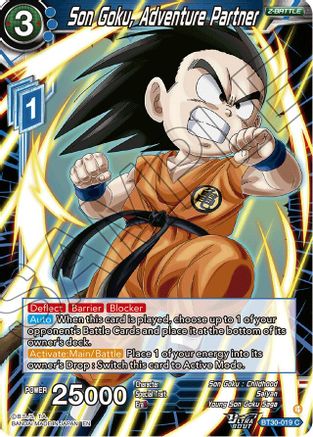 Son Goku, Adventure Partner (BT30-019) - Three Glorious Fighters
