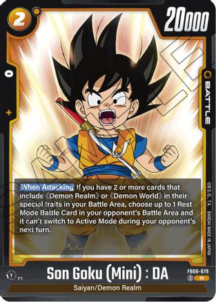Son Goku (Mini) : DA - FB06-079 (FB06-079) - Rivals Clash