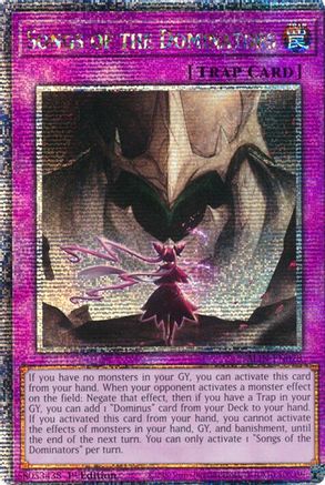 Songs of the Dominators (Quarter Century Secret Rare) (ALIN-EN078) - Alliance Insight
