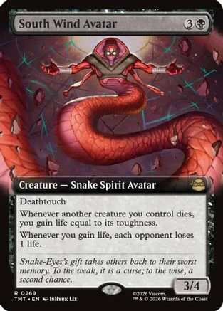 South Wind Avatar (Extended Art) (TMT-269) - Teenage Mutant Ninja Turtles Foil