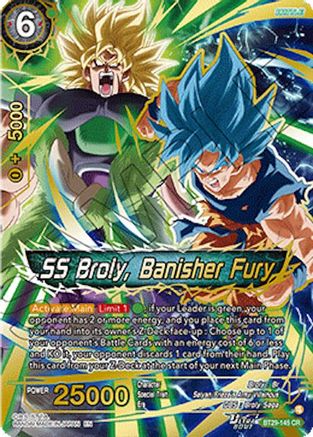 SS Broly, Banisher Fury (BT29-145) - Fearsome Rivals Foil