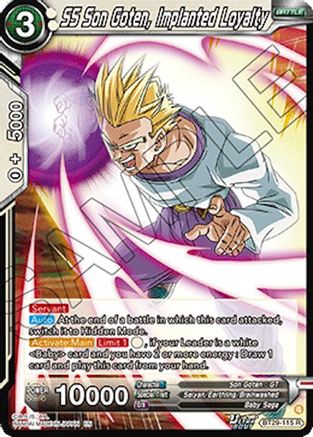 SS Son Goten, Implanted Loyalty (BT29-115) - Fearsome Rivals