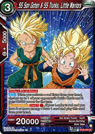 SS Son Goten & SS Trunks, Little Warriors (BT29-005) - Fearsome Rivals Foil