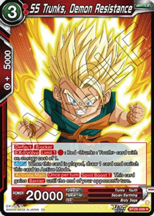 SS Trunks, Demon Resistance (BT29-008) - Fearsome Rivals