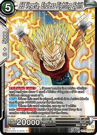 SS Vegeta, Endless Fighting Spirit (BT29-117) - Fearsome Rivals