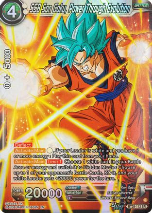 SSB Son Goku, Power Through Evolution (BT28-112) - Prismatic Clash Foil
