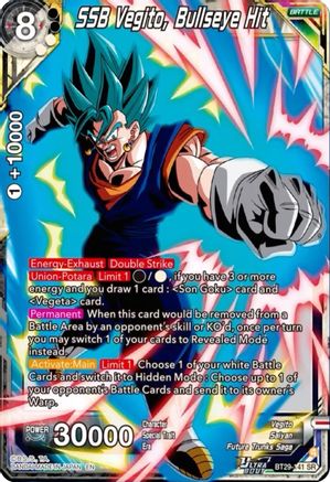 SSB Vegito, Bullseye Hit (BT29-141) - Fearsome Rivals Foil