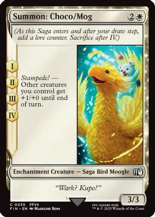 Summon: Choco/Mog (FIN-035) - FINAL FANTASY Foil