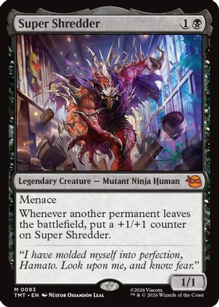 Super Shredder (TMT-083) - Teenage Mutant Ninja Turtles Foil