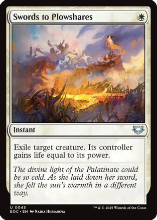Swords to Plowshares (EOC-045) - Commander: Edge of Eternities