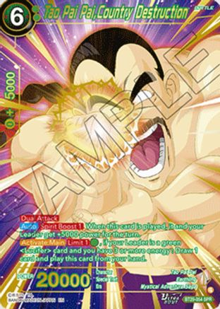 Tao Pai Pai, Country Destruction (SPR) (BT29-054) - Fearsome Rivals Foil