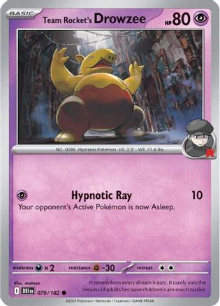 Team Rocket's Drowzee 79 - SV10 Destined Rivals