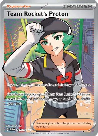 Team Rocket's Proton - 227/182 227 - SV10 Destined Rivals Holofoil