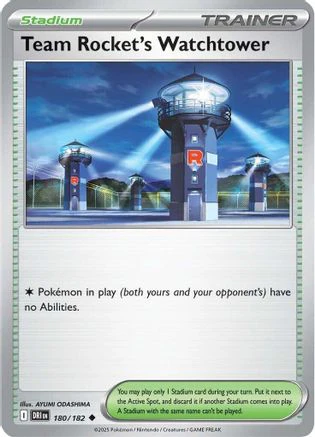 Team Rocket's Watchtower 180 - SV10 Destined Rivals