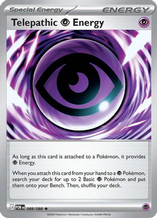 Telepathic Psychic Energy 88 - ME03 Perfect Order Holofoil