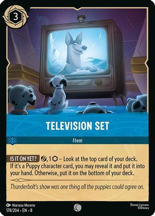 Television Set (178/204) - Reign of Jafar Cold Foil