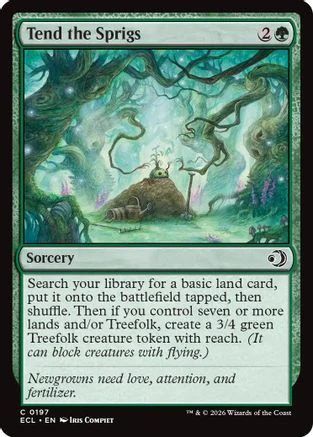 Tend the Sprigs (ECL-197) - Lorwyn Eclipsed