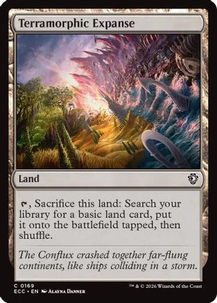 Terramorphic Expanse (ECC-169) - Commander: Lorwyn Eclipsed