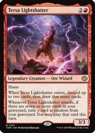 Tersa Lightshatter (PPTDM-127) - Promo Pack: Tarkir: Dragonstorm Foil