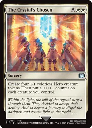 The Crystal's Chosen (FIN-014) - FINAL FANTASY Foil