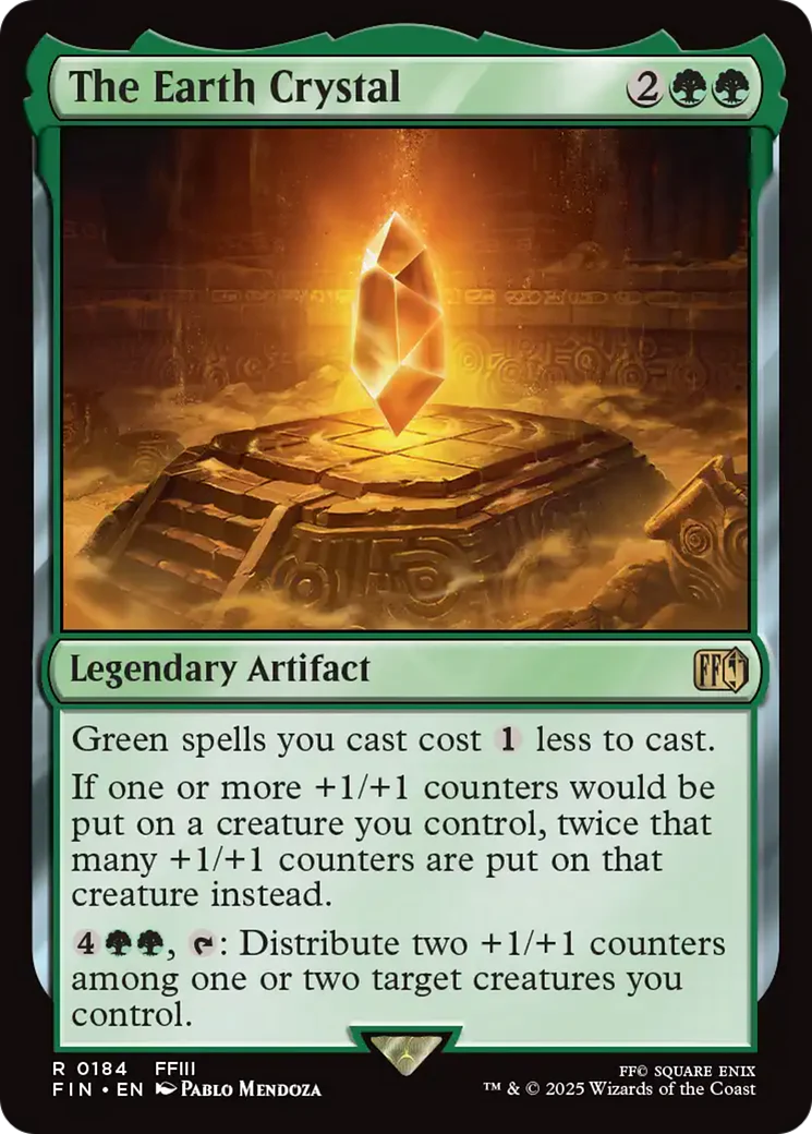 The Earth Crystal (FIN-184) - FINAL FANTASY Foil