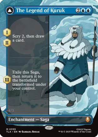The Legend of Kuruk (Borderless) (TLA-355) - Avatar: The Last Airbender Foil