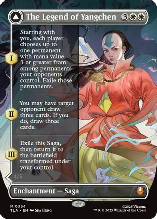 The Legend of Yangchen (Borderless) (TLA-354) - Avatar: The Last Airbender