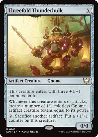Threefold Thunderhulk (EOC-145) - Commander: Edge of Eternities