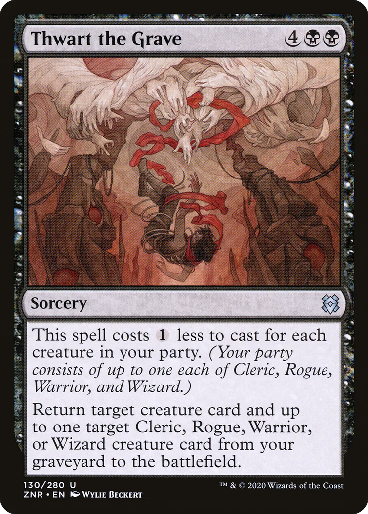 Thwart the Grave (ZNR-130) - Zendikar Rising