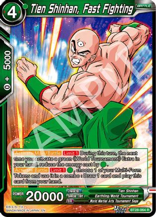 Tien Shinhan, Fast Fighting (BT28-064) - Prismatic Clash