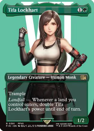 Tifa Lockhart (Borderless) (FIN-391) - FINAL FANTASY Foil