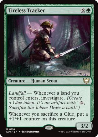 Tireless Tracker (EOC-110) - Commander: Edge of Eternities
