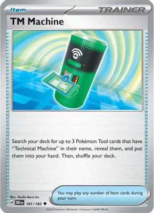 TM Machine 181 - SV10 Destined Rivals Reverse Holofoil