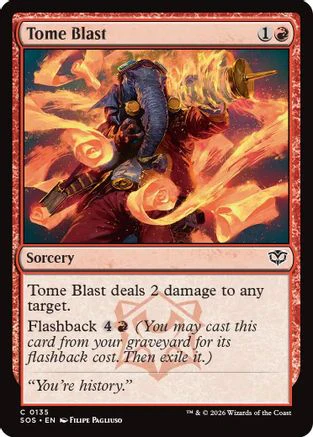 Tome Blast (SOS-135) - Secrets of Strixhaven