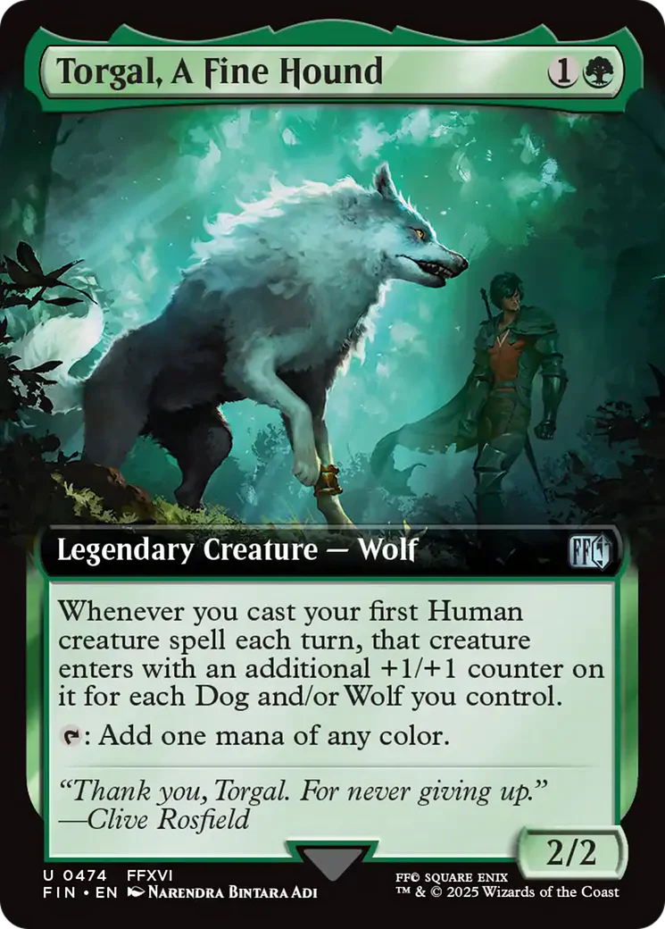 Torgal, A Fine Hound (FIN-474) - FINAL FANTASY: (Extended Art)