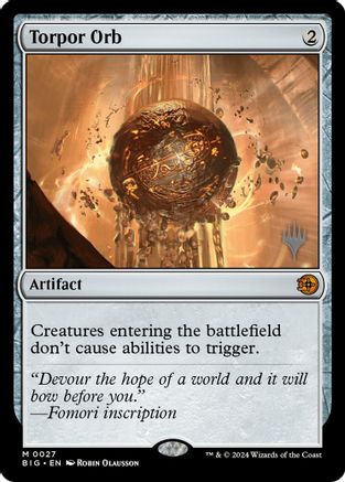 Torpor Orb (PPECL-027) - Promo Pack: Lorwyn Eclipsed