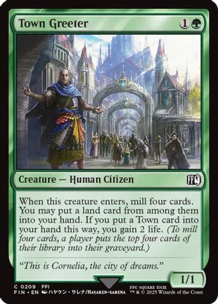 Town Greeter (FIN-209) - FINAL FANTASY Foil