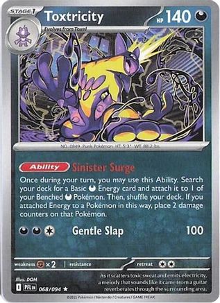 Toxtricity 68 - ME02 Phantasmal Flames Holofoil